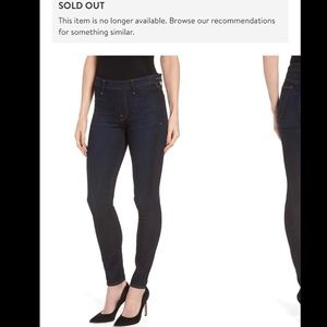 Good American high waisted side zip jeans 26